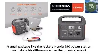 Обзор электростанции Honda Jackery 290 от Pure Power Solar