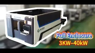 Enclosure Fiber Laser Cutting Machine 3KW&ndash;40KW | Double Platform Exchange Table | High Efficiency