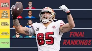 2025 Fantasy Football TE Rankings & Tiers + Sleepers