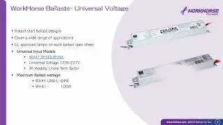 Versatile Fulham WorkHorse Ballasts for use in many, many ways! Harness The Horsepower!
