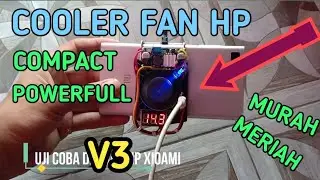COOLER FAN V3 #Kipas pendingin hp versi 3 lebih Compact dan ringan.