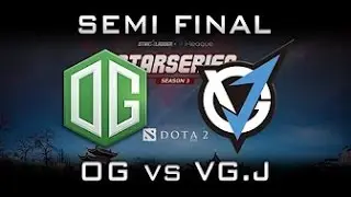 OG vs VG J, Game 3, Полуфинал, Starladder Season 3, best game, лучшая игра, Русские комментаторы
