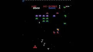 Penisian [Galaxian Hack](NES/Famicom). NTSC. Score: 9 130 #shootinggames #galaxian #retrogaming