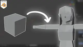 Como Hacer Un Avatar Low Poly F&Aacute;CIL En Blender
