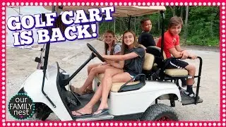 GOLF CART IS BACK & HOME DECOR SHOPPING HAUL!