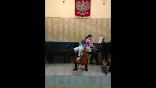 children playing cello Fred 8 years old