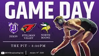 Dixon Varsity Wrestling vs. Stillman Valley & North Boone | 1-14-26