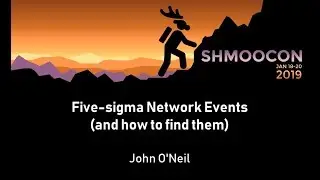 Five-Sigma Network Events (and how to find them) - John O&rsquo;Neil