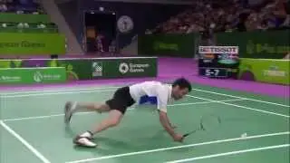 Badminton Backhand Smash by Emil Holst 2015