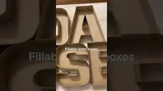 Fillable Letter Boxes   Zoda House Party
