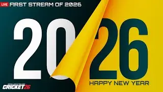✨ First Stream of 2026 &ndash; New Year, New Vibes - RCB vs MI IPL 2026 🎊