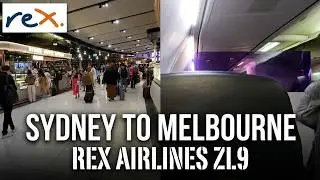Rex Airlines ZL9 Sydney ✈ Melbourne 🇦🇺🛬
