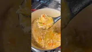 ✨E1 Осенняя серия супов 🍂: Куриный суп с рисом 🥣 ✨