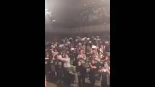 Fans sing Radioactive to Eliza, Tom & Rhi
