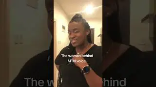 This is the Woman behind the MTN voiceover #shorts #ghana #wow