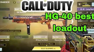 HG-40 best loadout  in call of duty mobile #cod #codmobile #codm #video