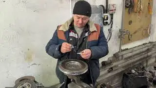 Самодельное сцепление на мини погрузчик с приводом на нш 10. 