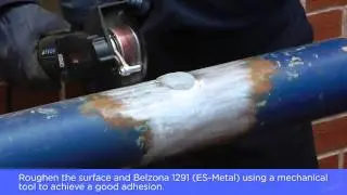 Pipe leak repair with Belzona epoxy composites