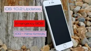What's new in iOS 10.2?Emergency SOS and New Emojis.