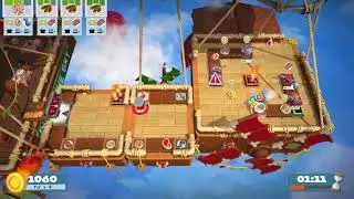 Overcooked 2 Lvl 2-2 - 2 players - Score: 1740
