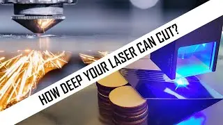 How deep laser can cut? The inclined plane test.