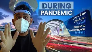 Inside Dubai International Airport during a pandemic