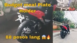 DIY Plate Holder to Honda Click Game Changer