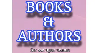 Books and authors for ssc , uspc and banking exams #booksandauthors #viral #upsc