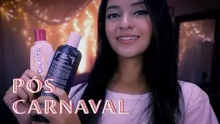 ASMR Cuidando e Te Colocando pra Dormir: Limpeza Facial, Massagem pra Enxaqueca | ASMR Pós Carnaval