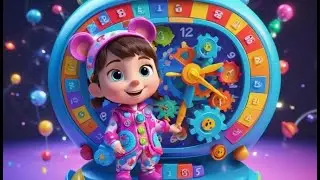 Hickory Dickory Dock Mouse Rides a Rocket | English Nursery Rhyme | Kids Songs | Baby Learning