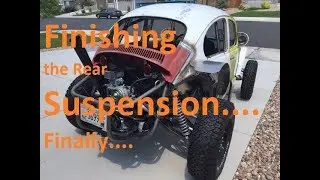Finishing the Rear A Arm Suspension on Baja Bug