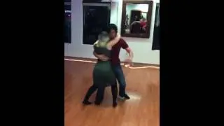 Mike Grosser and Ruth Evelyn demo Blues dance at Crossroad