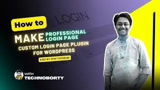 How to create professional login page plugin for wordpress | step by step tutorial