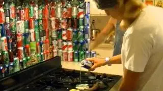 Beer Can Wall Blow Up