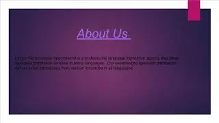 Language Translation Agency Singapore