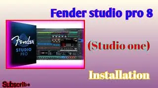 Fender studio pro 8 (Studio one) installation 