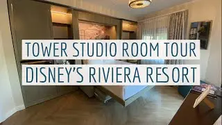 Tower Studio Room Tour at Disney&rsquo;s Riviera Resort With Trundle Bed