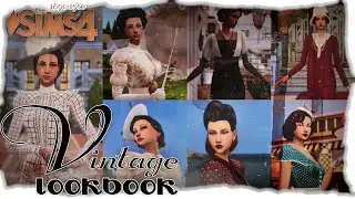Lookbook - Simowa moda przez dziesięciolecia | 1890-1950 | cz. 1/2 + LINKI | The Sims 4