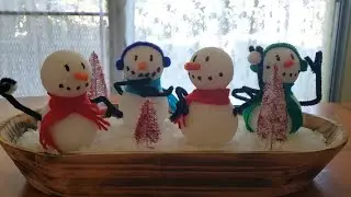 Fun Snowmen Centerpiece