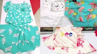 Kids skirt & top designs || baby girl outfit || western style crop top and skirt for baby girl