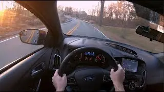 FORD FOCUS ST POV BACKROAD DRIVING