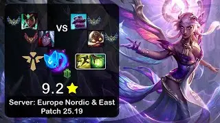 Karma Support + Varus vs Braum + Corki - EUNE Challenger - Patch 25.19