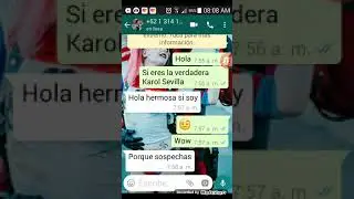 Hablando con Karol Sevilla (Mi amiga me hace una broma)