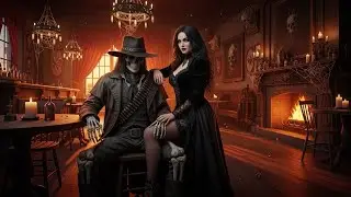Outlaw Dark Country Minor Track with Haunted Roads and Lonely Soul Atmosphere