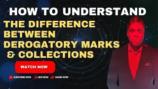 What is the difference between a derogatory mark and a collections item?