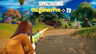 I Spectated a Twitch Streamer In Zero Build and Raided Them! (Spectating Random Fortnite Players)