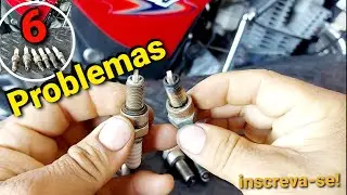 Indentifique pela vela de ignição 6 problemas na sua moto