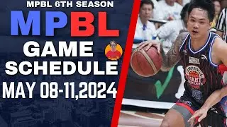 MANILA vs NUEVA ECIJA RICE VANGUARDS GAME SCHEDULE|MPBL GAME SCHEDULE MAY 08-11,2024|Go GongTv