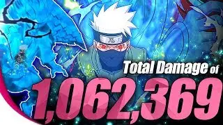 A Total of 1,062,369 DAMAGE!! from SUSANOO KAKASHI!! Naruto Ultimate Ninja Blazing