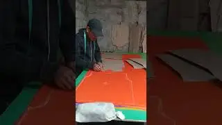 Cutting fabric at #creative #printing and garment